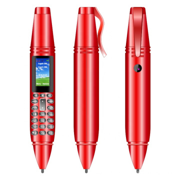 UNIWA AK007 Dual SIM 0.96 Inch Screen BT Dialer Camera and Voice Recorder Magic Voice GSM Pen Shaped Mobile Phone